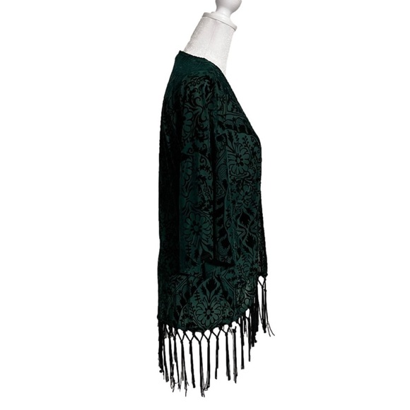 La Hearts Emerald Green Shawl (Sz One Size) - Picture 6 of 14